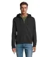 Sudadera capucha cremallera hombre 280g bolsillos YKK - Imagen 1