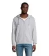 Sudadera capucha cremallera hombre 280g bolsillos YKK - Imagen 7