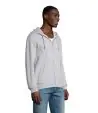 Sudadera capucha cremallera hombre 280g bolsillos YKK - Imagen 9