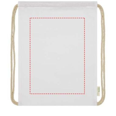 Mochila cuerdas algodón orgánico 140 g/m² 5 L