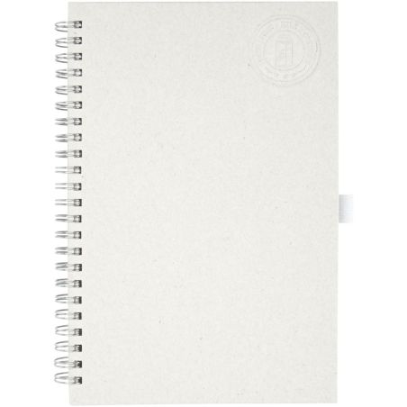 Libreta A5 con espiral fabricada a partir de cartones de leche recilados Ecológica Personalizada 6107783