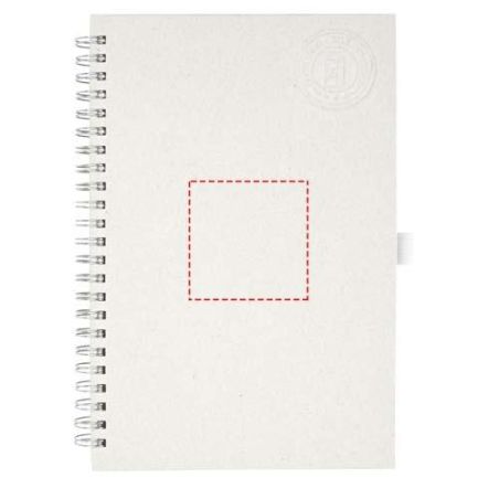 Libreta A5 con espiral fabricada a partir de cartones de leche recilados Ecológica Personalizada 6107783