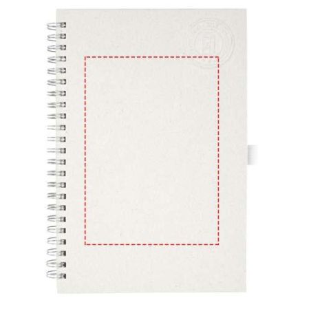 Libreta A5 con espiral fabricada a partir de cartones de leche recilados Ecológica Personalizada 6107783