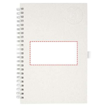 Libreta A5 con espiral fabricada a partir de cartones de leche recilados Ecológica Personalizada 6107783