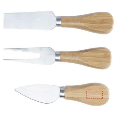 Tabla de quesos y utensilios de bambú Ecológica...