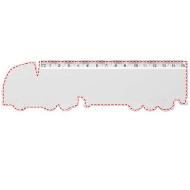 Regla de plástico reciclado con forma de camión...