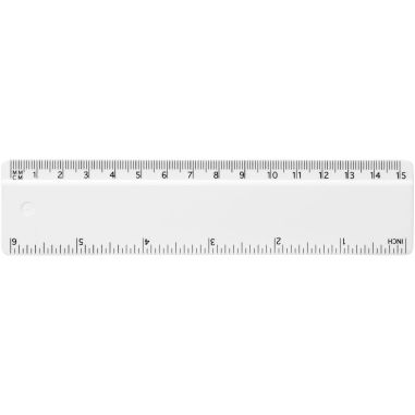 Regla de plástico reciclado de 15 cm Ecológica...