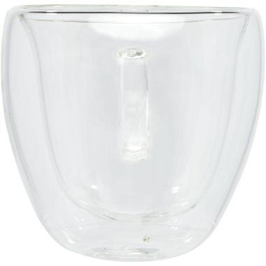 Dos tazas de vidrio de doble pared de 100 ml...