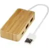 Hub USB de bambú Ecológico Personalizado 6124306 - Imagen 1