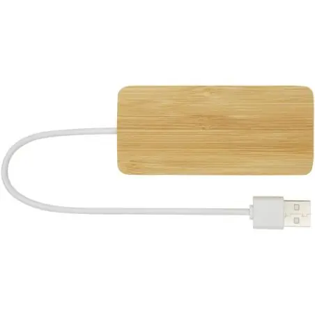 Hub USB de bambú Ecológico Personalizado 6124306
