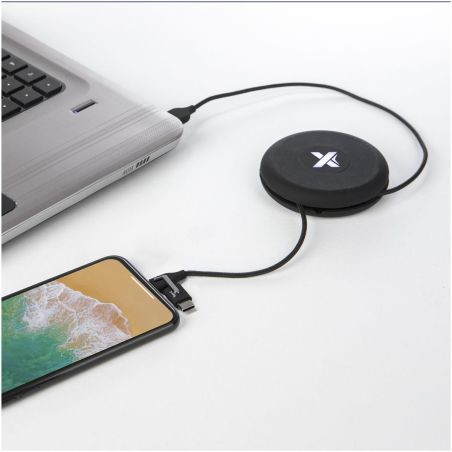 SCX.design C18 travel light-up 3 en 1 cable retroiluminado Ecológico Personalizado 62PX004