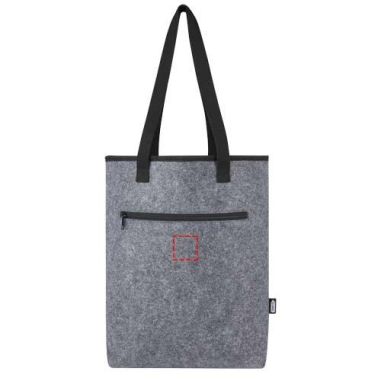 Bolsa Tote isotérmica de fieltro reciclado GRS...