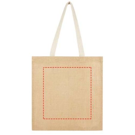 Bolsa Tote de yute de 300 g/m² de 7 L Ecológica Personalizada 6120673