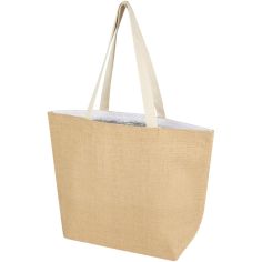 Bolsa Tote isotérmica de yute de 300 g/m² de 12 L... - Producto ecológico
