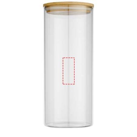 Recipiente de vidrio para alimentos de 940 ml Ecológico Personalizado 6113341