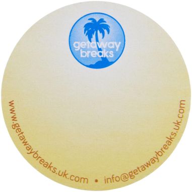 Libreta con notas adhesivas de material...