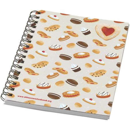 Cuaderno con espiral A6 a color Ecológico Personalizado 6210188