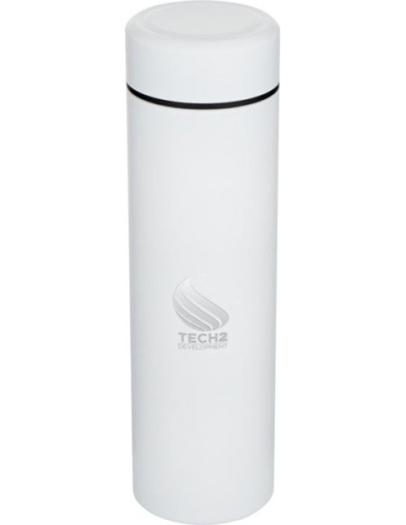 Termo de acero inoxidable de doble pared de 450 ml con colador de té "Taylor"