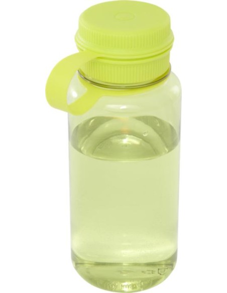 Botella deportiva ecológica Personalizable de RPET con certificado RCS, de 900 ml y con tapa multifunción.