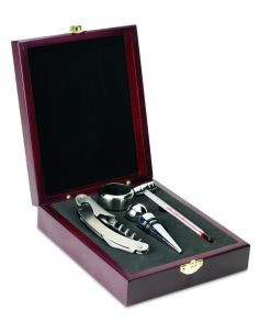 Set vino en caja de madera Ecológica Personalizada 7IT2658 - Producto ecológico