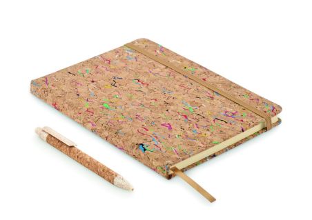 Cuaderno de color corcho A5 Ecológico Personalizado 7MO2414