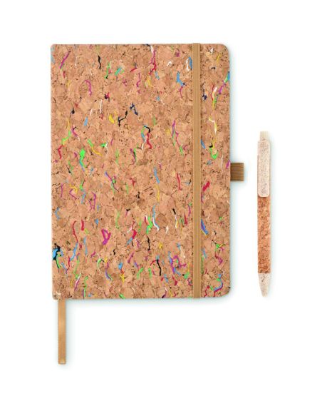 Cuaderno de color corcho A5 Ecológico Personalizado 7MO2414