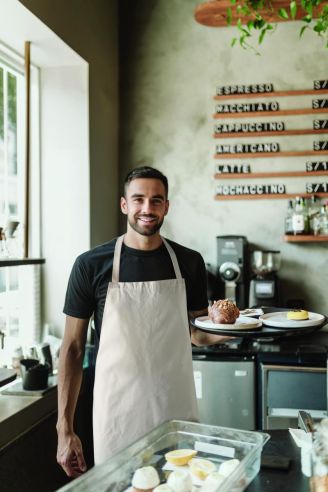 Delantal de algodón reciclado Ecológico...