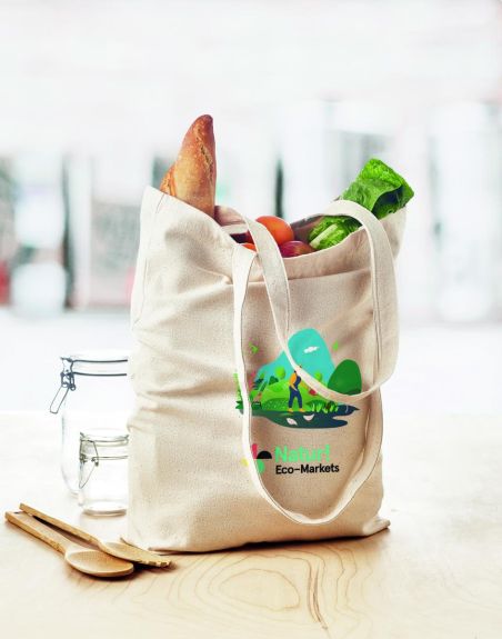 Bolsa compra canvas 270 gr/m² Ecológica Personalizada 7MO6159