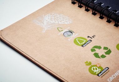 Libreta pino Ecológica Personalizada 7MO6225