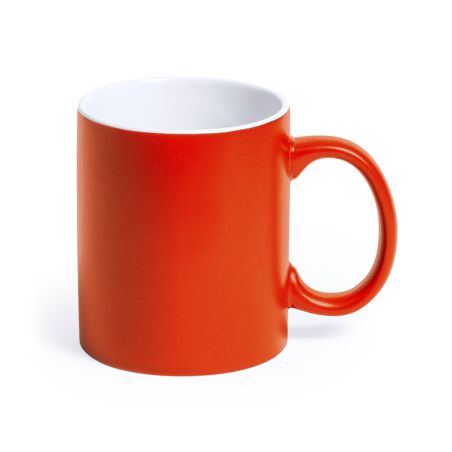 Taza cerámica 350ml exterior color marcaje láser