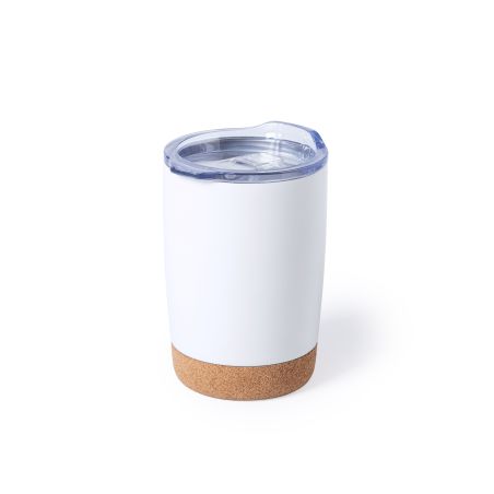 Vaso acero corcho 380 ml doble pared