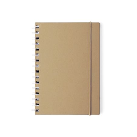 Libreta anillas cartón reciclado 80 hojas