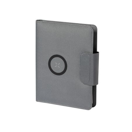 Carpeta RPET cargador inalámbrico 10W batería 5000mAh A5