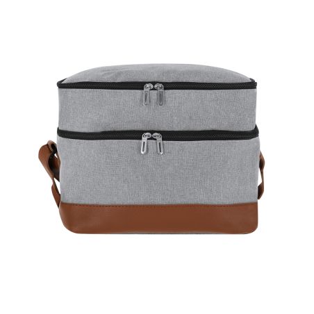 Nevera RPET 600D 2 compartimentos bandolera
