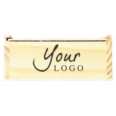 Caja de madera con naipes y dados Ecológica Personalizada... - Producto ecológico