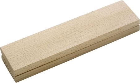 Set bolígrafo portaminas madera haya arce estuche metal