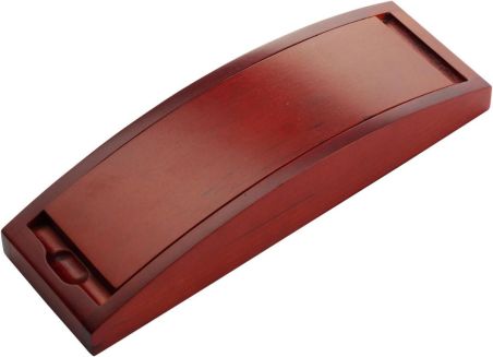 Set bolígrafo roller palisandro abedul metal estuche