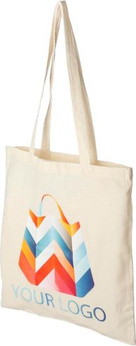 Bolsa algodón 120 g/m² asas largas