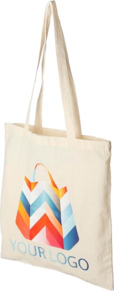 Bolsa algodón 120 g/m² asas largas