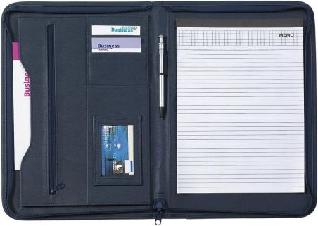 Portadocumentos A4 PU con cremallera