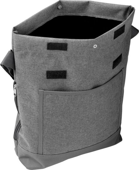 Bolsa loneta polycanvas 600D velcro bolsillo cremallera