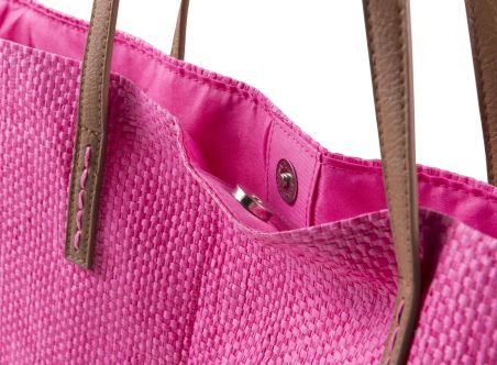 Bolsa non-woven laminado 80g/m2 asas PU cierre botón