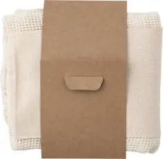 Set de 3 bolsas de malla de algodón orgánico Ecológica... - Producto ecológico
