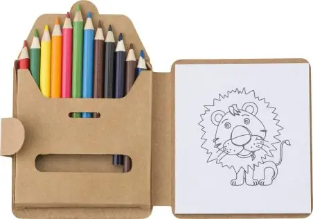 Set de cartón para colorear Ecológico Personalizado 10480798