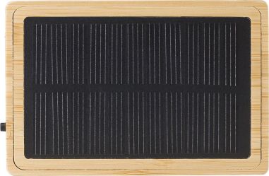Altavoz bambú solar USB-C 500 mAh