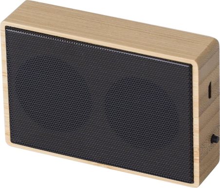 Altavoz bambú solar USB-C 500 mAh
