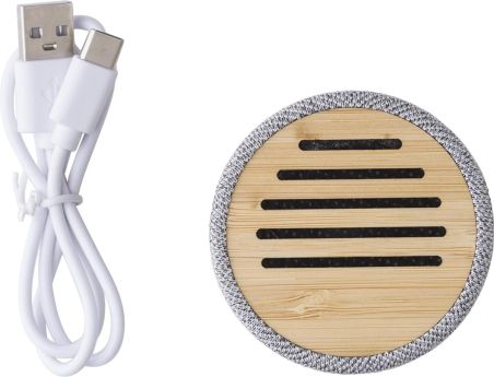 Altavoz bambú RPET USB-C 300 mAh