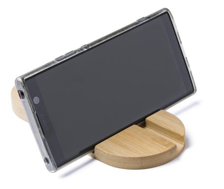 Soporte móvil y tablet de bambú
