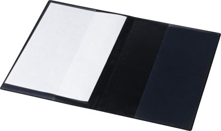 Porta documentos coche dos compartimentos transparentes