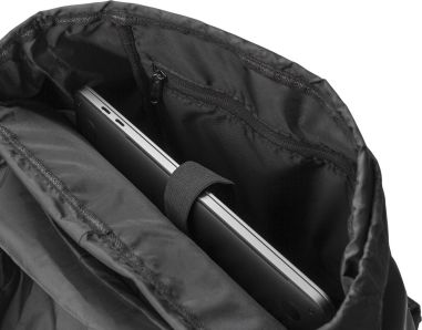 Mochila RPET 290T con solapa y portátil 15"